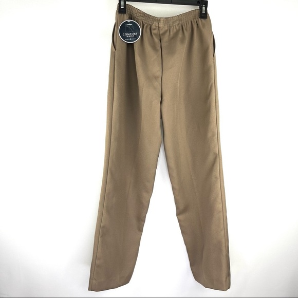 Karen Scott Womens Taupe Comfort Waist Casual Pants Size Small - Picture 2 of 10